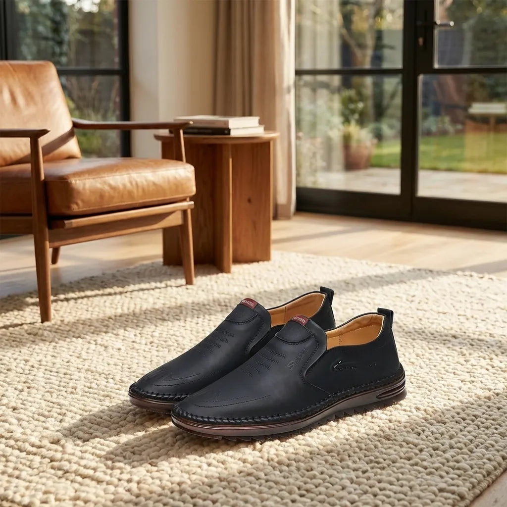 Men Leather Soft Casual Shoes