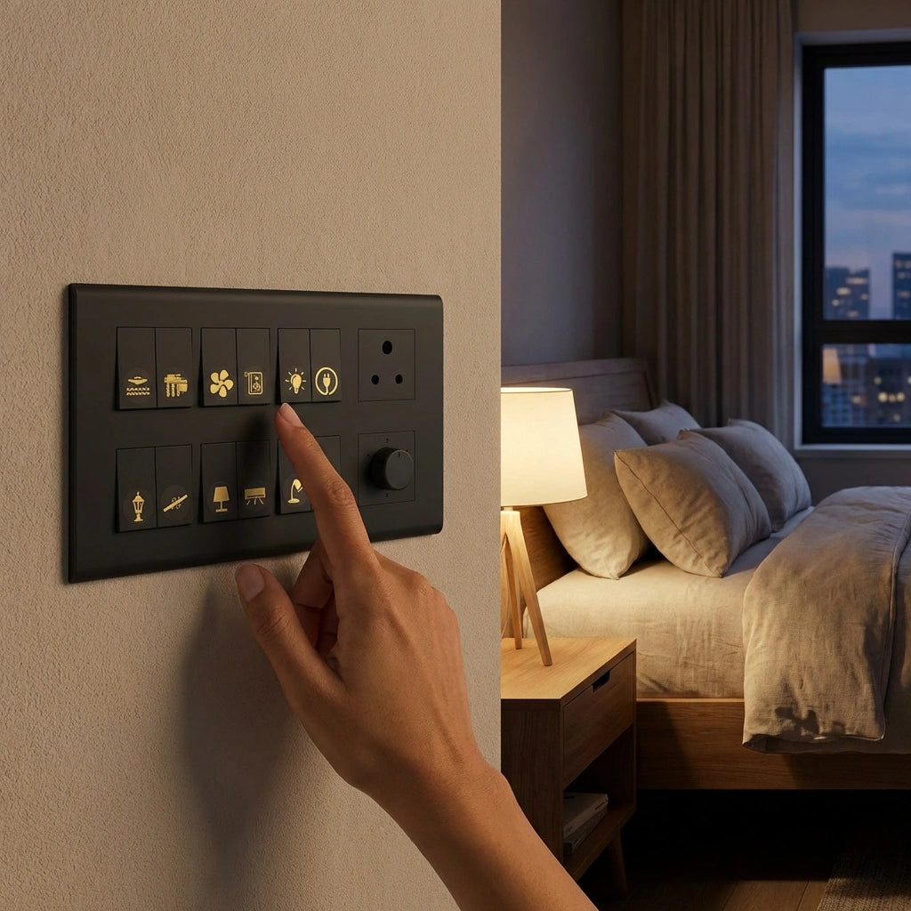 Gold Switch Stickers