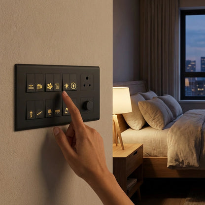 Gold Switch Stickers