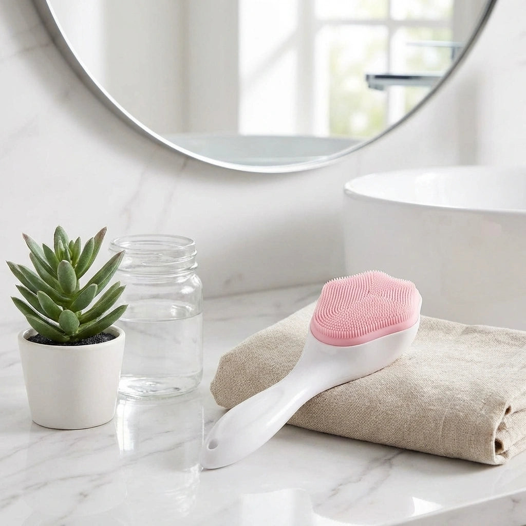 Silicone Facial Cleansing Brush Skin Skin Easy to Clean Scrubber