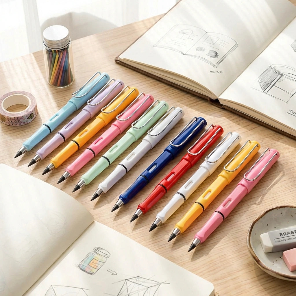 Reusable and Erasable Metal Writing Pens