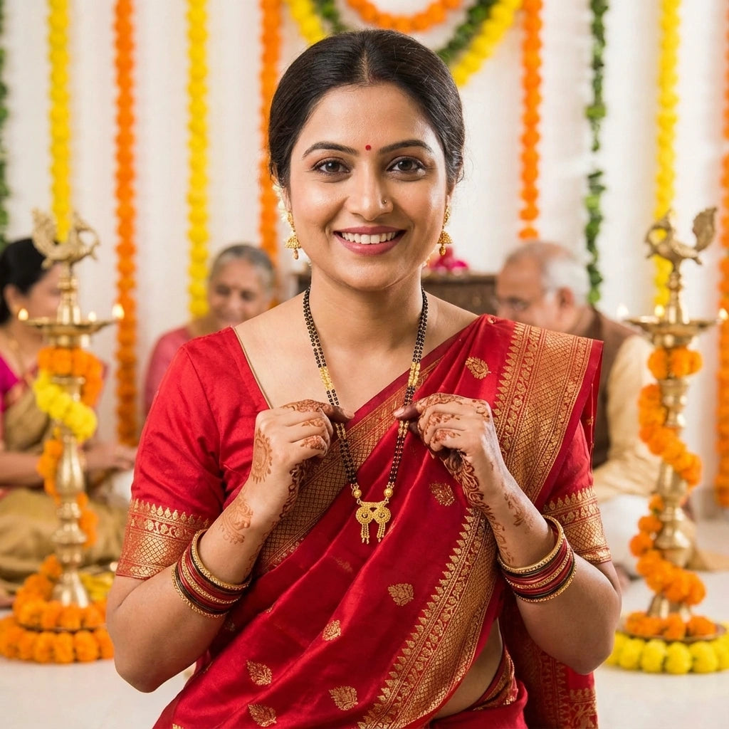Beautiful Gold Plated Mangalsutra