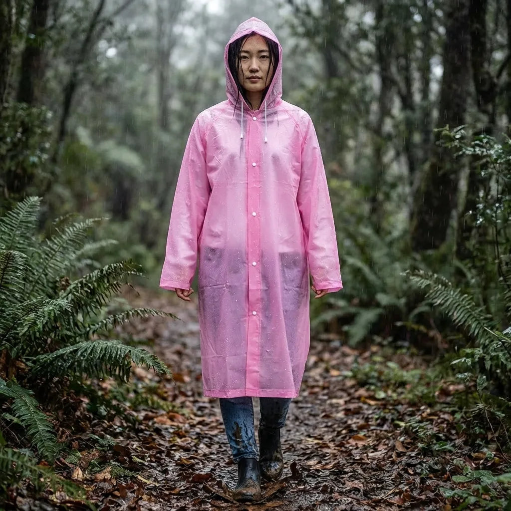 Clear Waterproof Rain Poncho