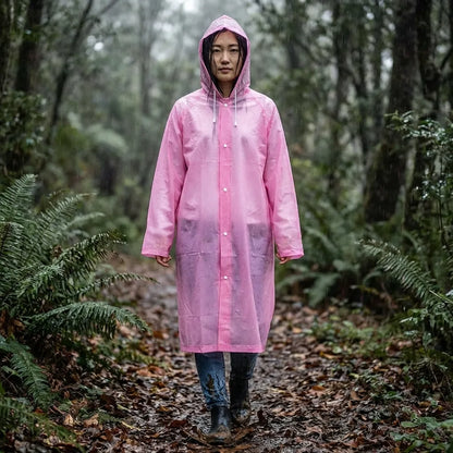 Clear Waterproof Rain Poncho