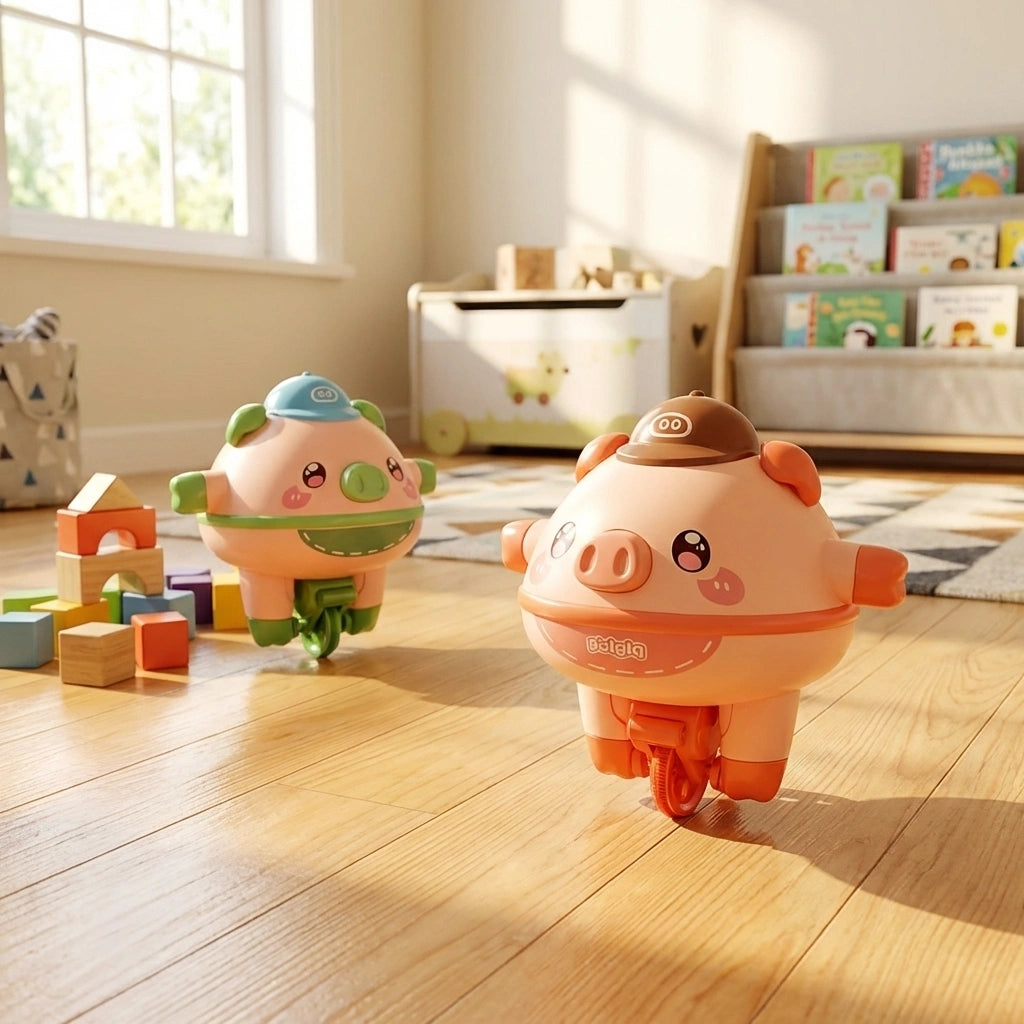 Balancing Pig Tightrope Toy