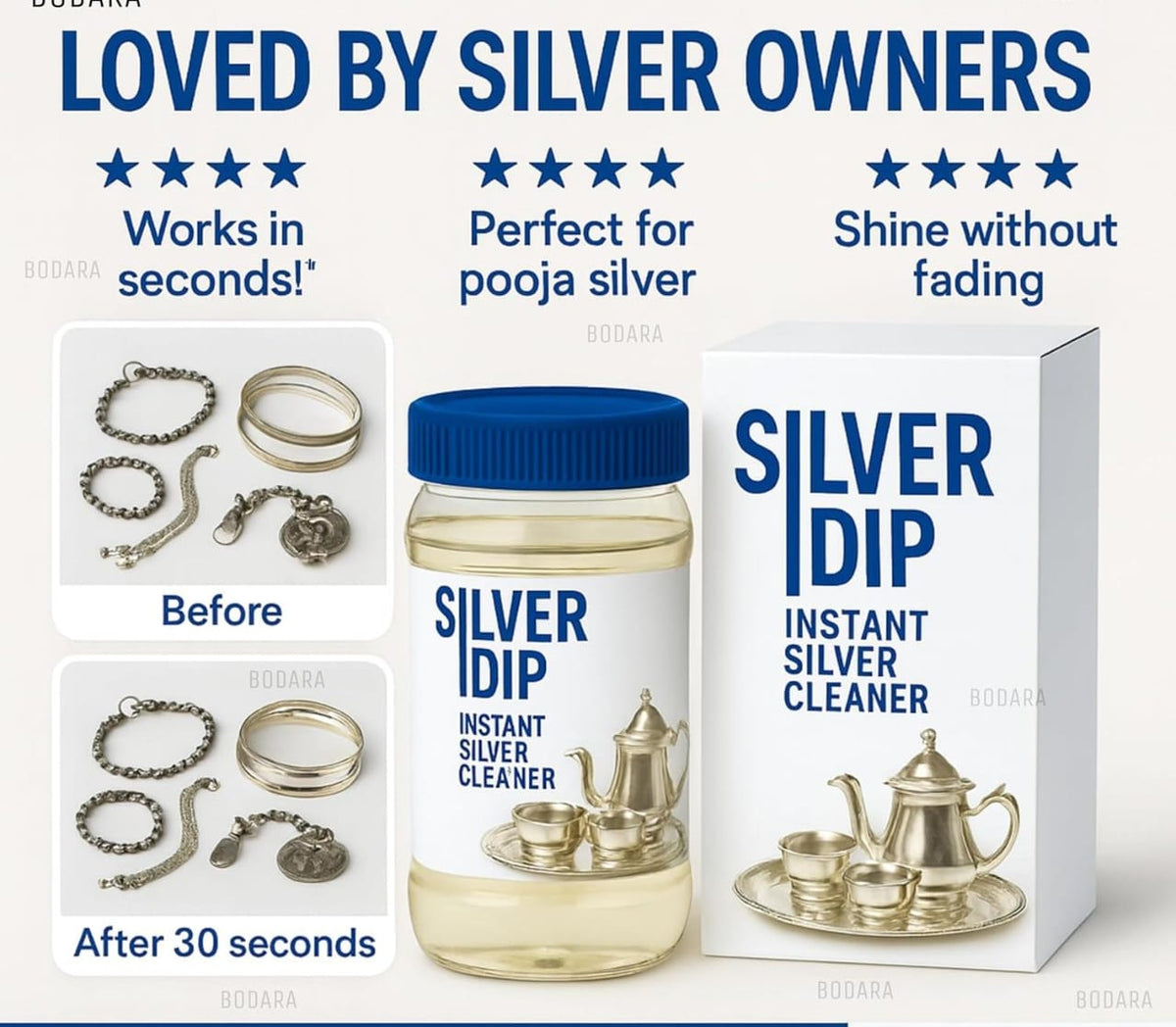 Silver Dip Cleaner Liquid (Buy 1 Get 1)