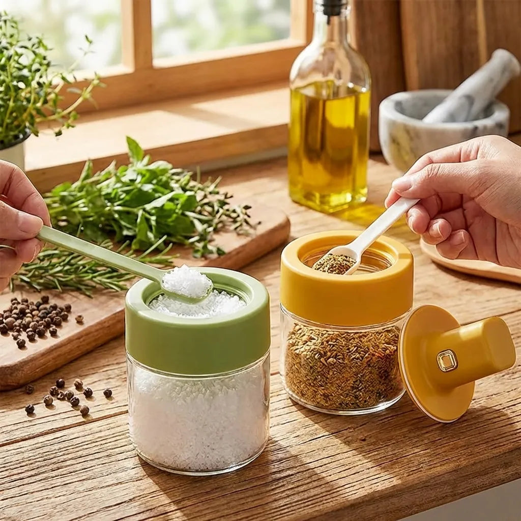 Luxury Glass Telescopic Seasoning Tank
