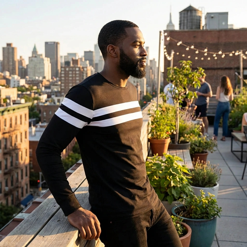 Essential Black Cotton Tees