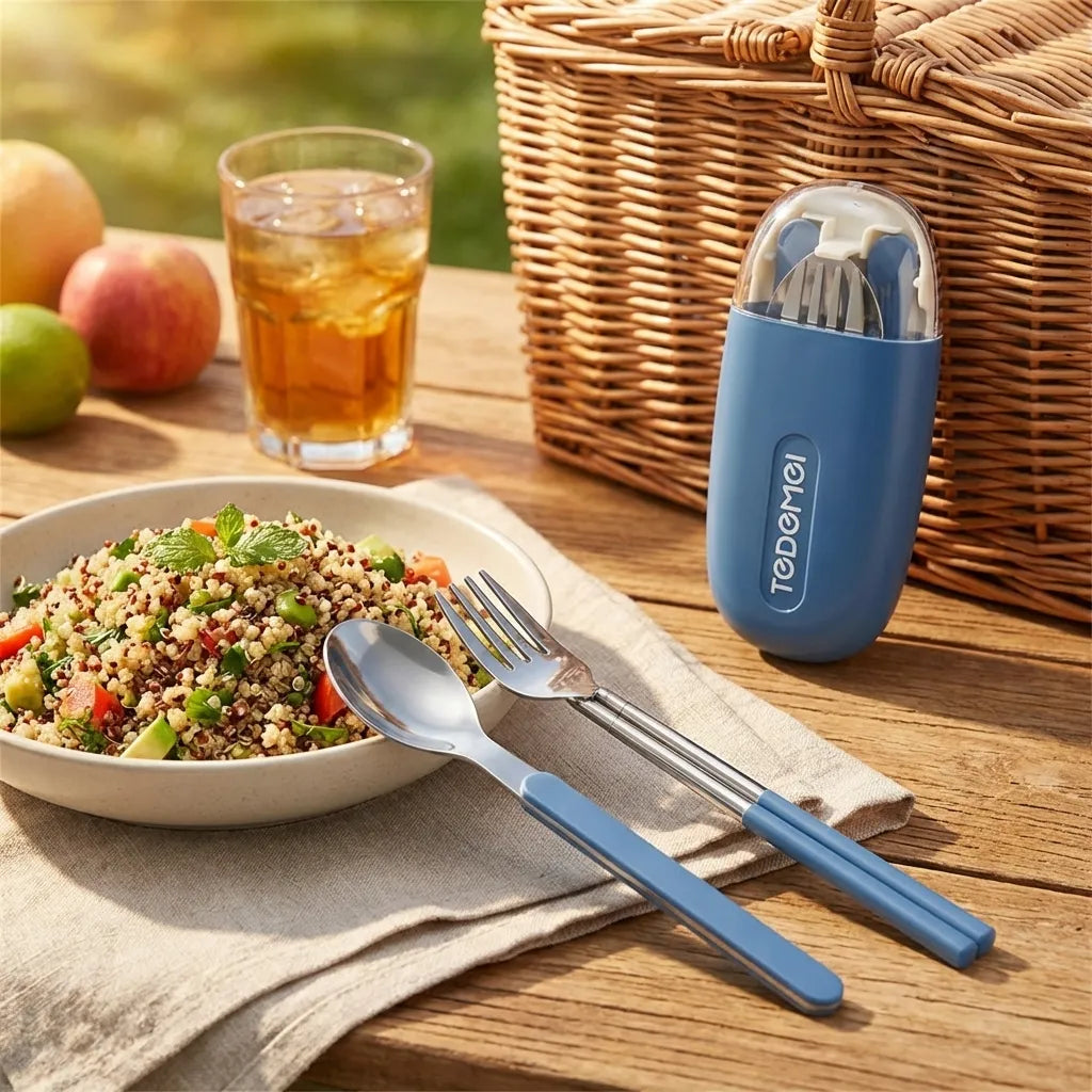 Travel Kawaii Cutlery Set