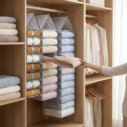 Foldable Hanging Closet Organizer