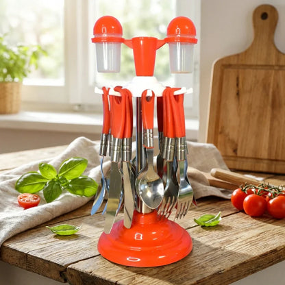 Best 26-piece luxury cutlery set with stand - flatware sets | 2026 | fast shipping