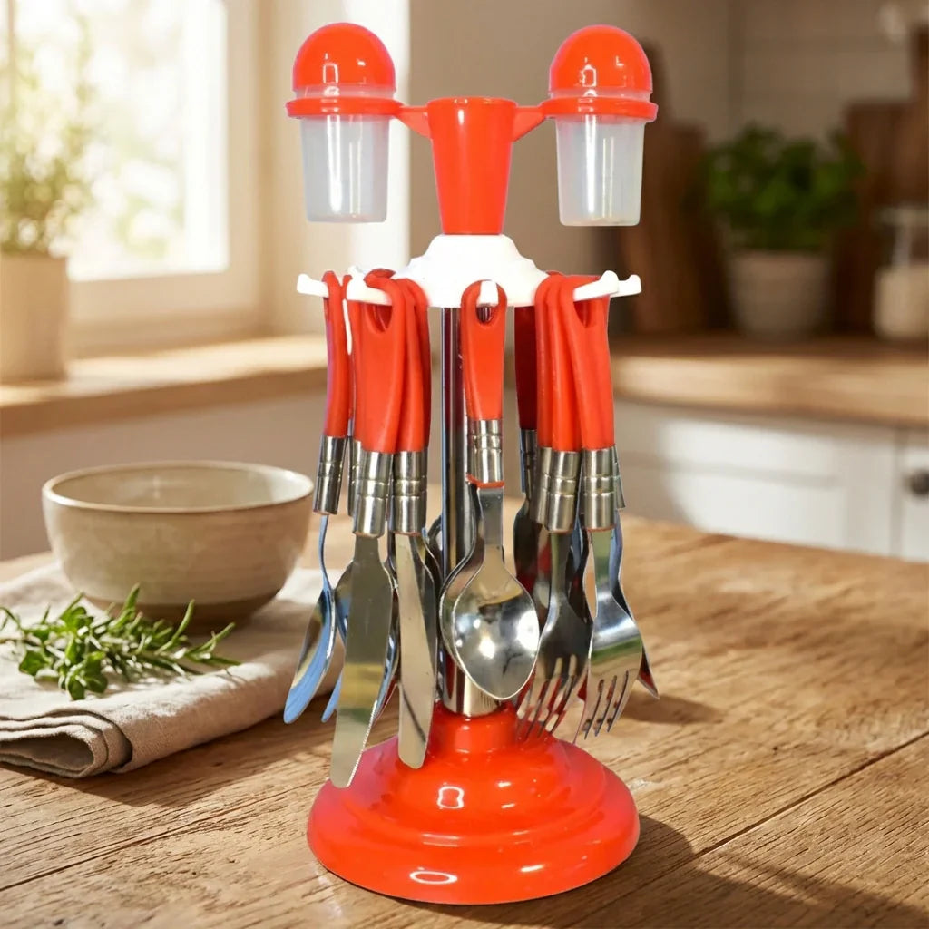 Best 26-piece luxury cutlery set with stand - flatware sets | 2026 | fast shipping