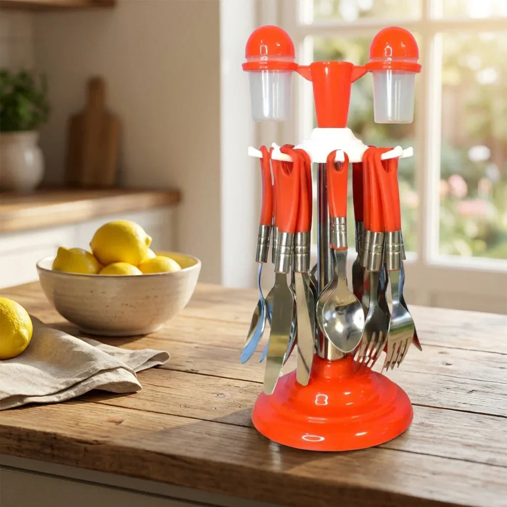 Best 26-piece luxury cutlery set with stand - flatware sets | 2026 | fast shipping