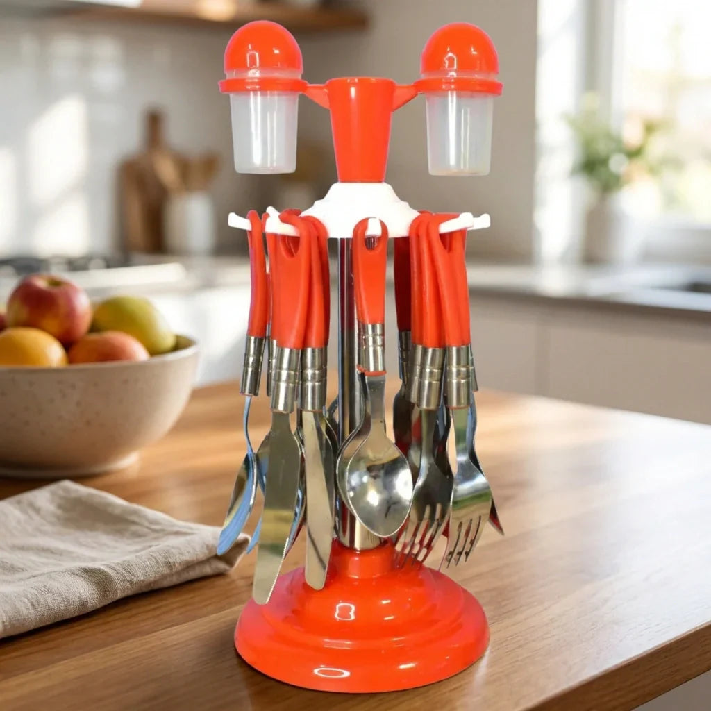 Best 26-piece luxury cutlery set with stand - flatware sets | 2026 | fast shipping