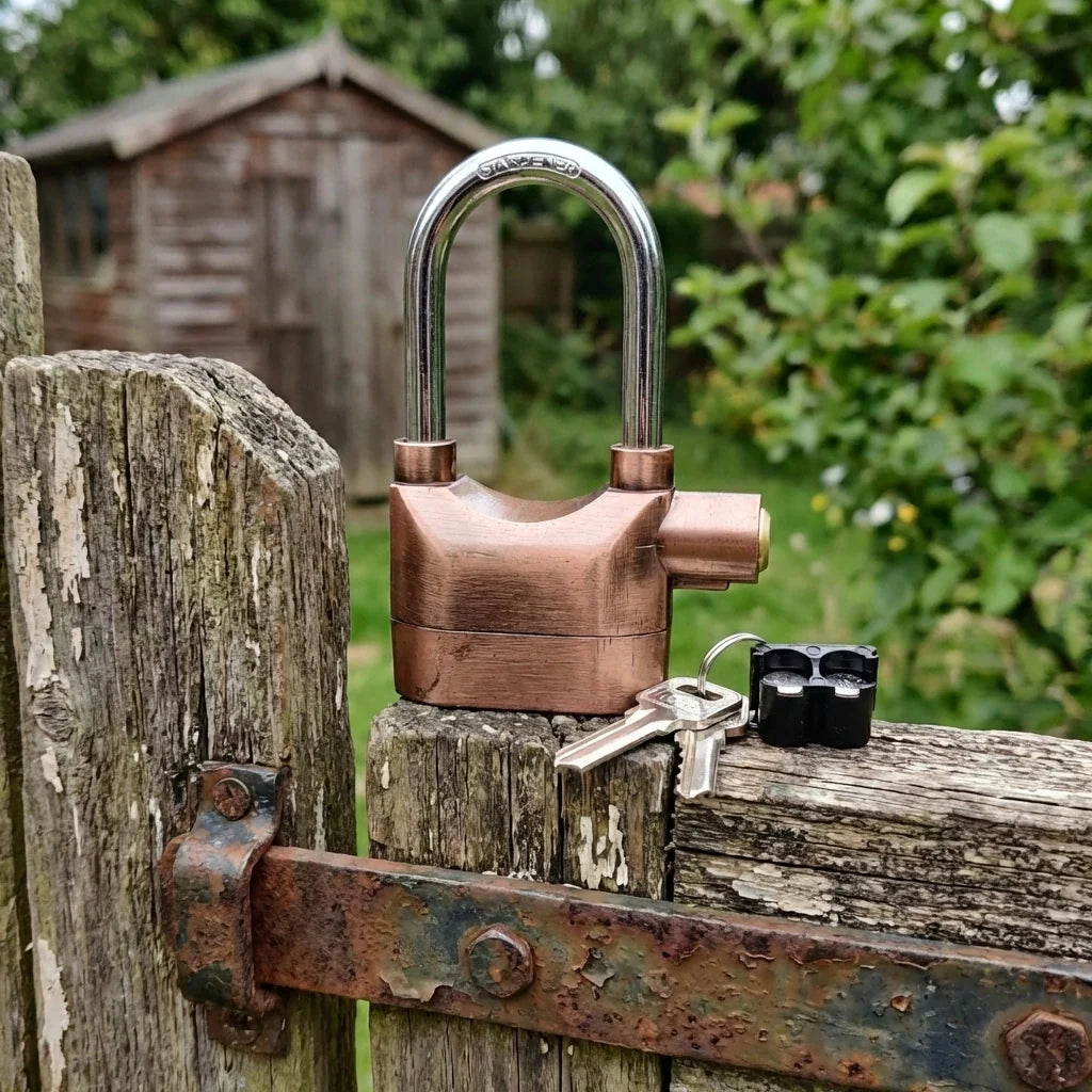 Security Padlock with Alarm