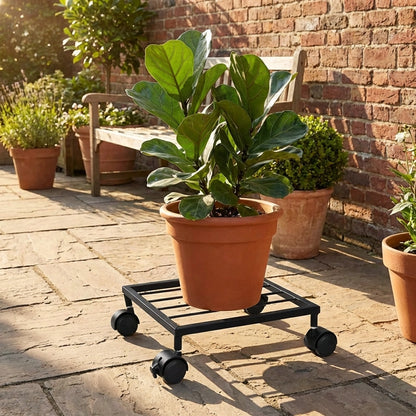 Wheel Pot Stand For Planters