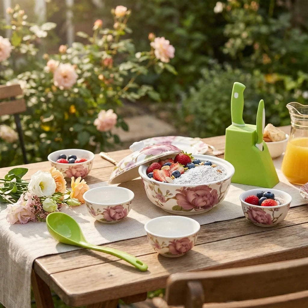 Elegant 5-Pc Pudding Set