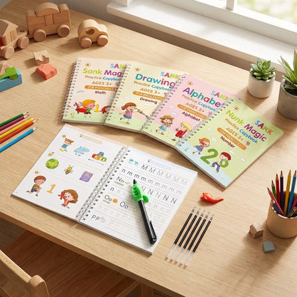 Magic Practice Copybook 4 book 10 refill