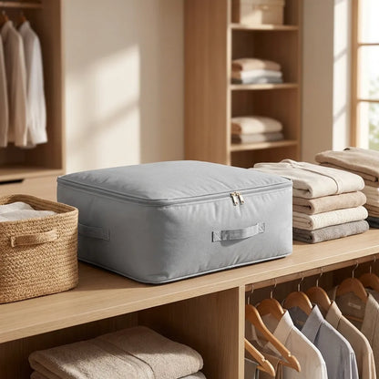 Storage Space Saving Self Compression Organizer