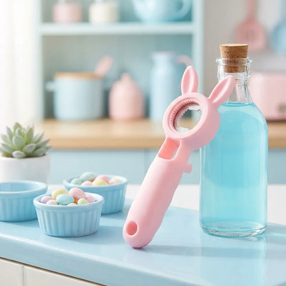4 in 1 Very Cute Rabbit Wine Opener