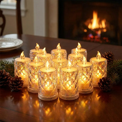 Flickering LED Tealight Candles