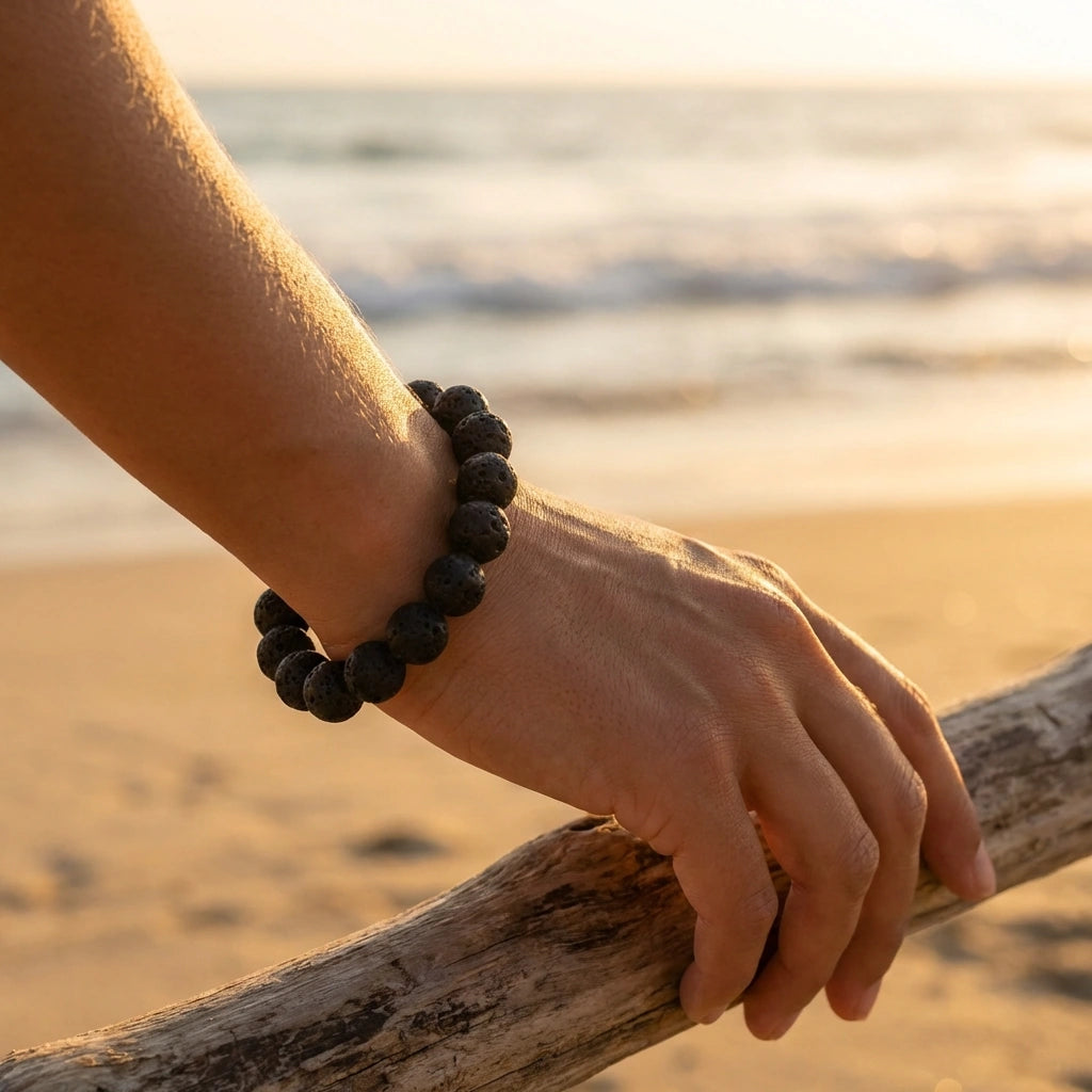 Lava Stone Healing Bracelet