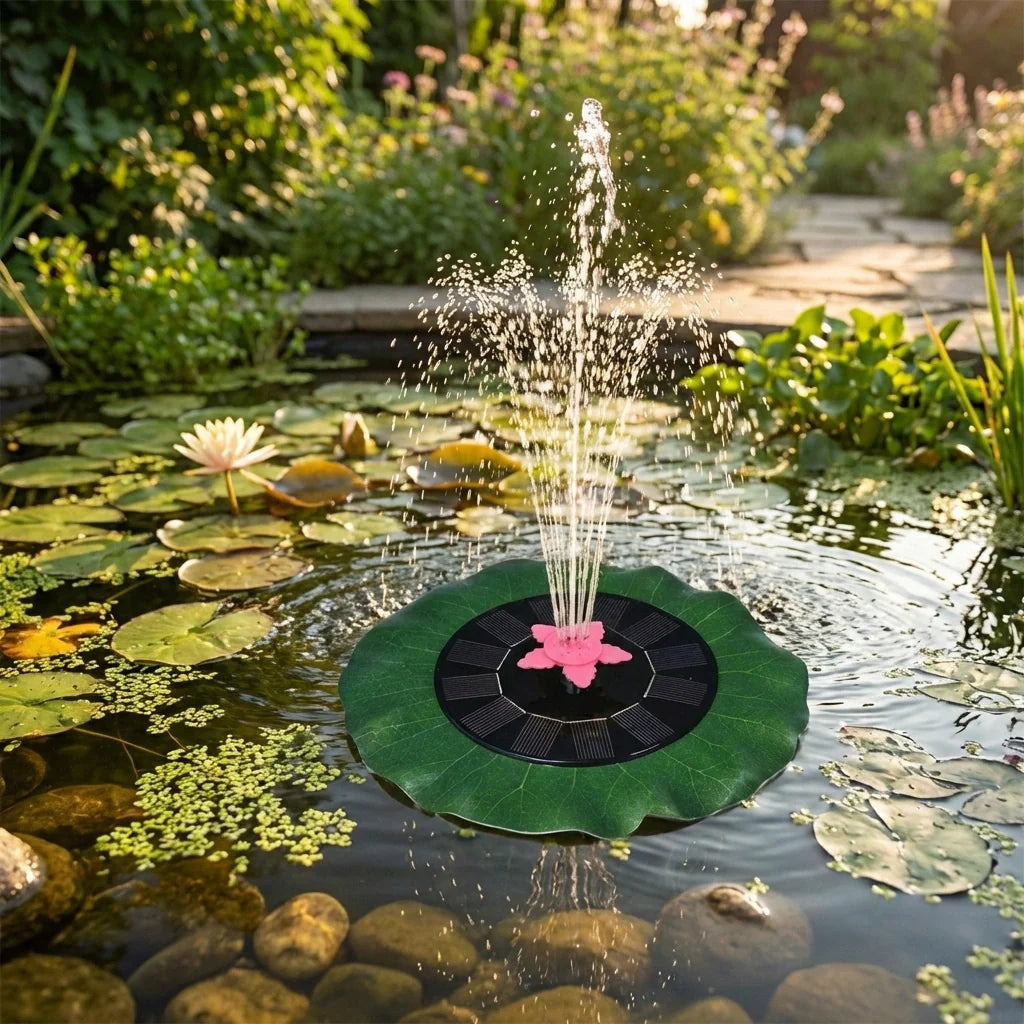 Solar Floating Lotus Fountain Pump