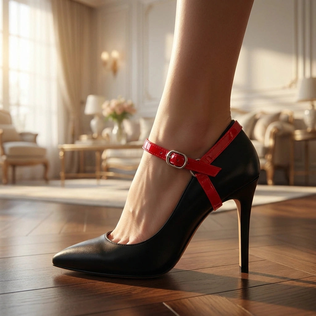 Women's Detachable High Heels Shoelace Straps
