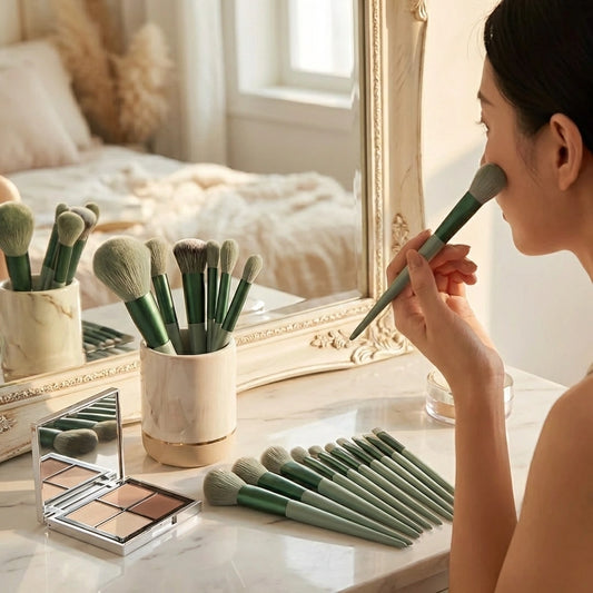 13 Pcs Makeup Brush with Pouch Set