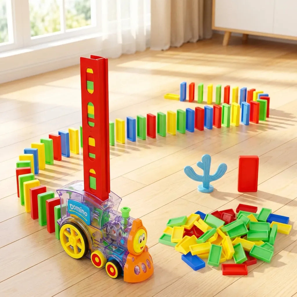 Train Toy Domino Set