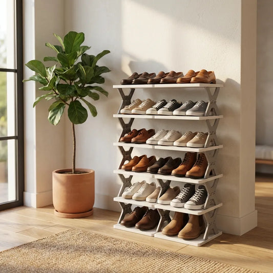 Smart Foldable Shoes Tier Shoe Rack 6 Layer