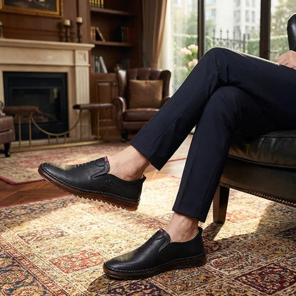Men Leather Soft Casual Shoes
