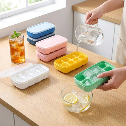 Mini Silicone Ice Cube Tray with Lid