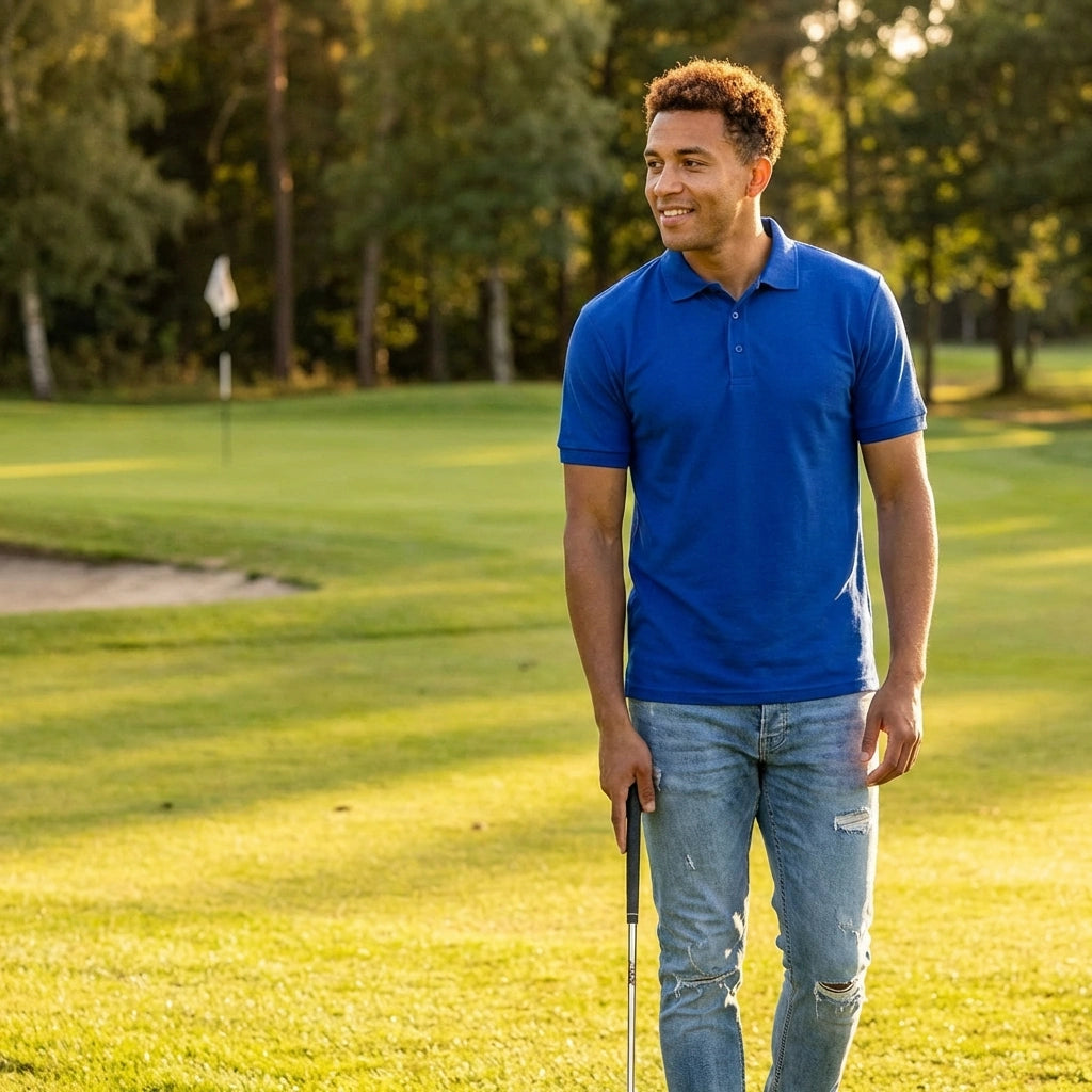 Fidato Men's Half Sleeves Polo Neck T-shirt 4PPT11 (Pack of 4)