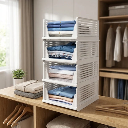 Stackable Foldable Closet Drawers