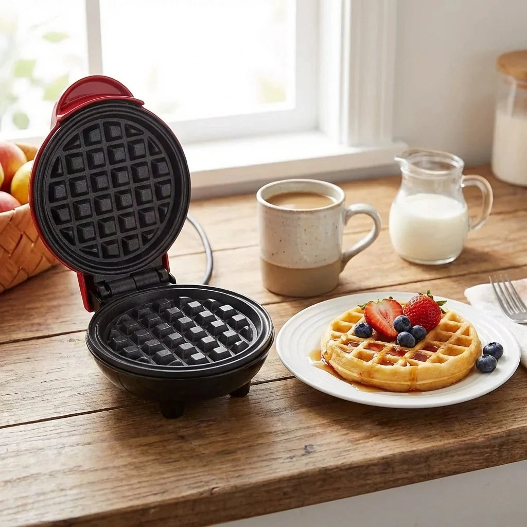 Mini Non-Stick Waffle Maker