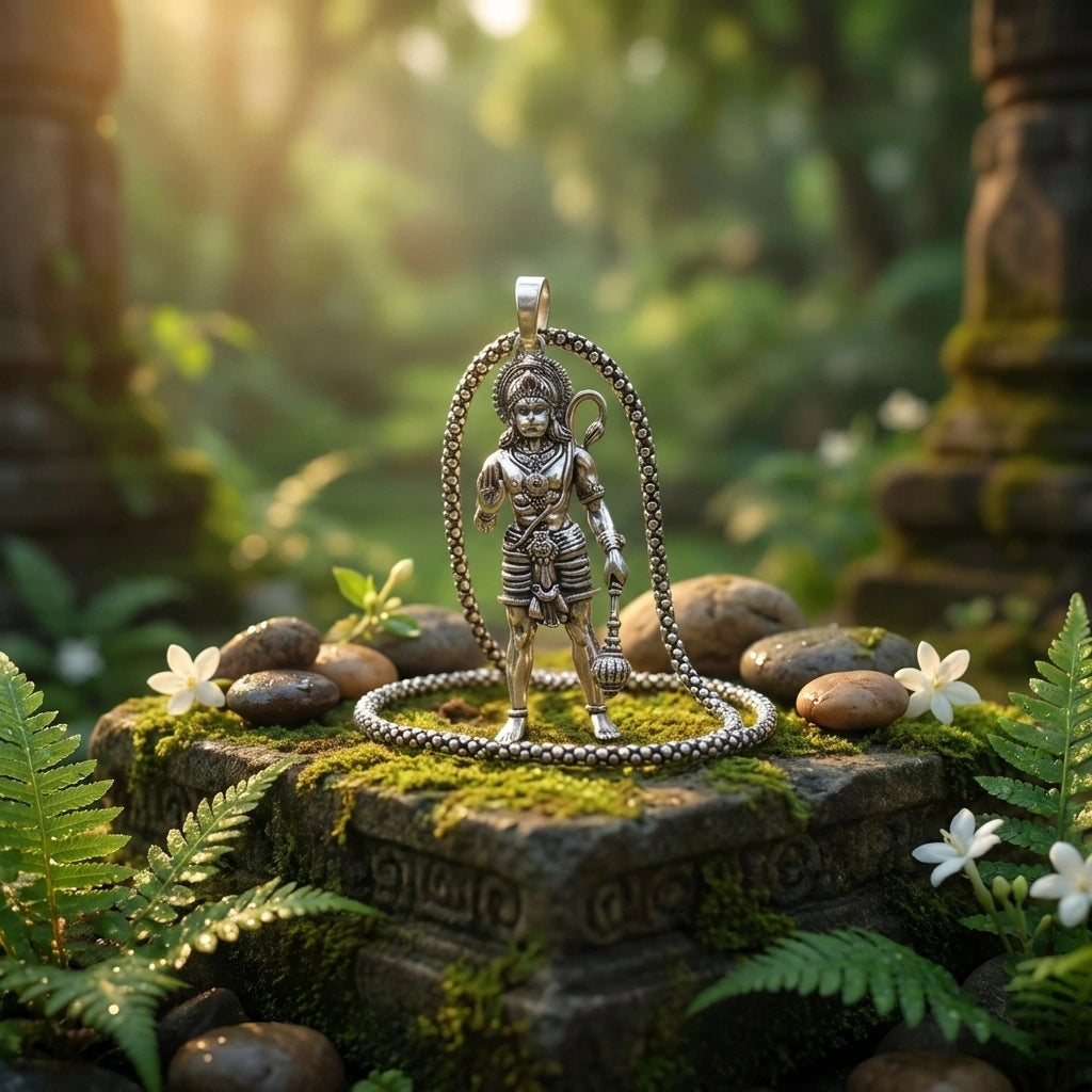 Lord Hanuman Pendant with Chain
