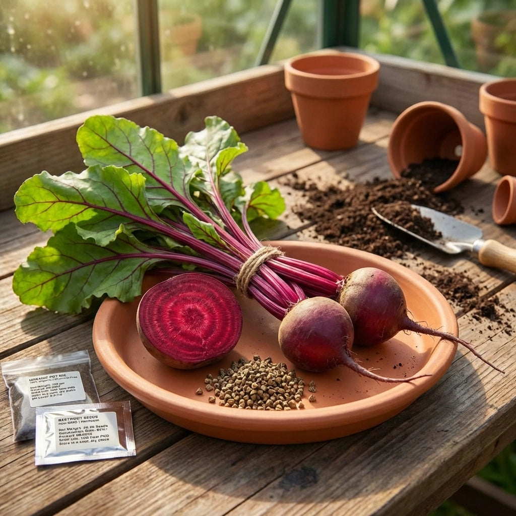 Beetroot Seeds (Free Organic Pot Mix 100 gm)