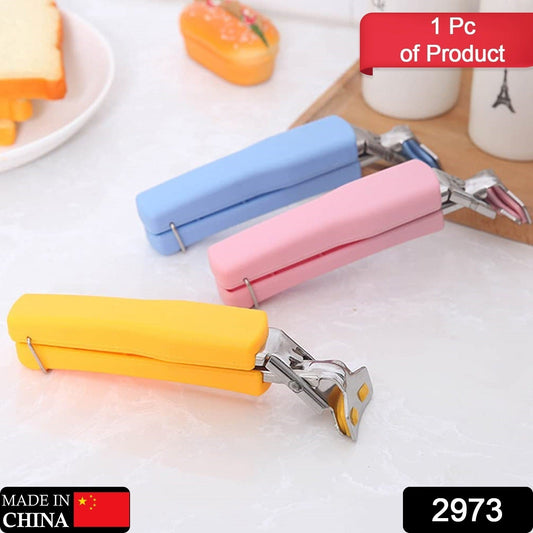 Best 2973 hot dish plate clip stainless steel tongs bowl clips pan gripper bowls clamp holder tong for home kitchen