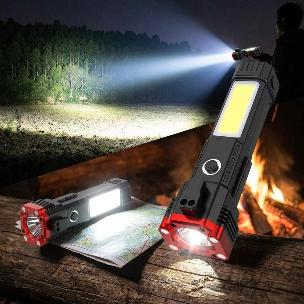 Multifunctional Work Portable LED Flashlight