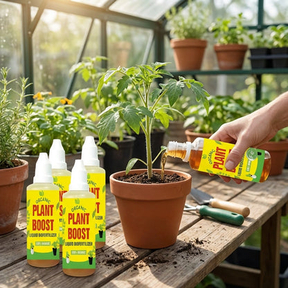 Plant Boost Liquid Biofertilizer for All Crops,Organic (Pack of 4)
