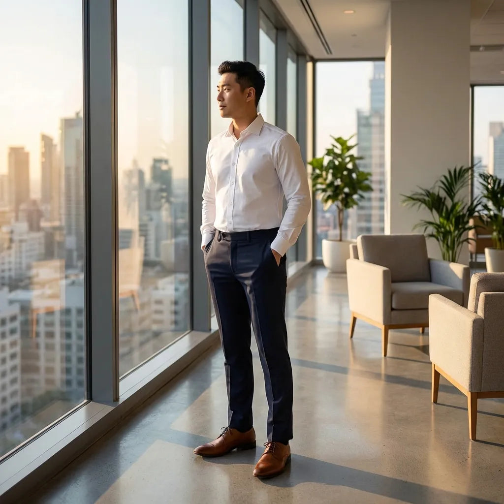Smart Stretch Formal Trousers