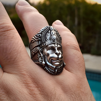 Hanuman Ring Sterling Silver