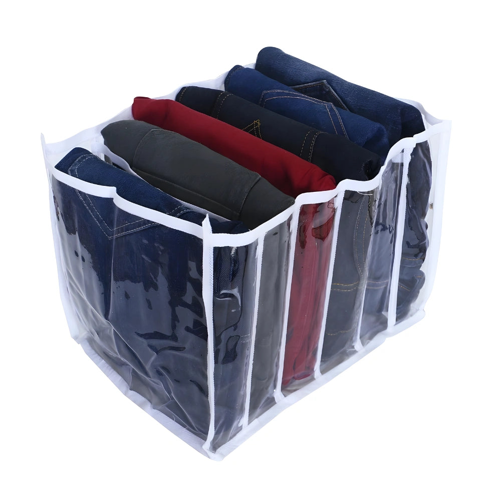 6 Section Foldable Clothes Organizer