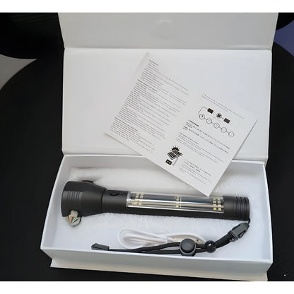 Solar-Powered Emergency Flashlight