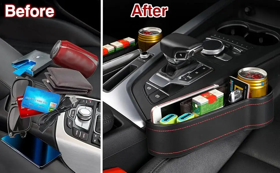 MILKY HOUSE CAR SEAT GAP ORGANIZER SOLVE THE CAR MESS