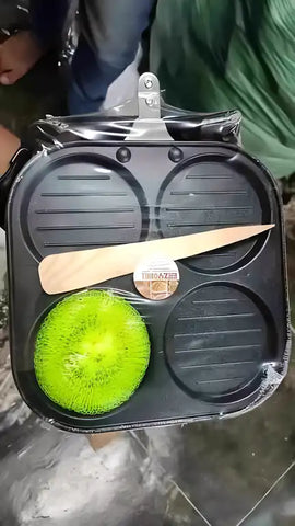 4 Hole Non Stick Pan
