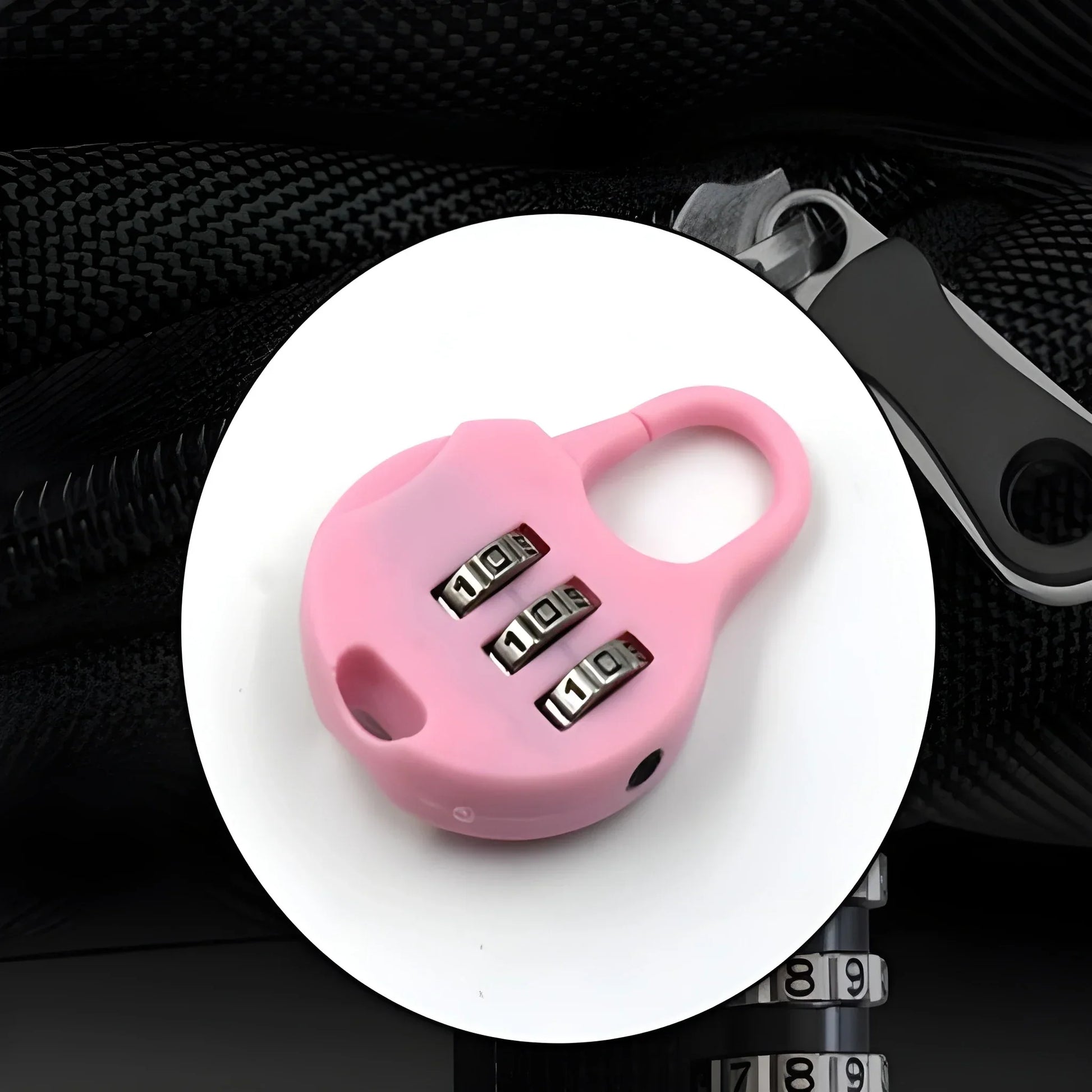 3-Digit Zipper Security Lock - Home Improvement