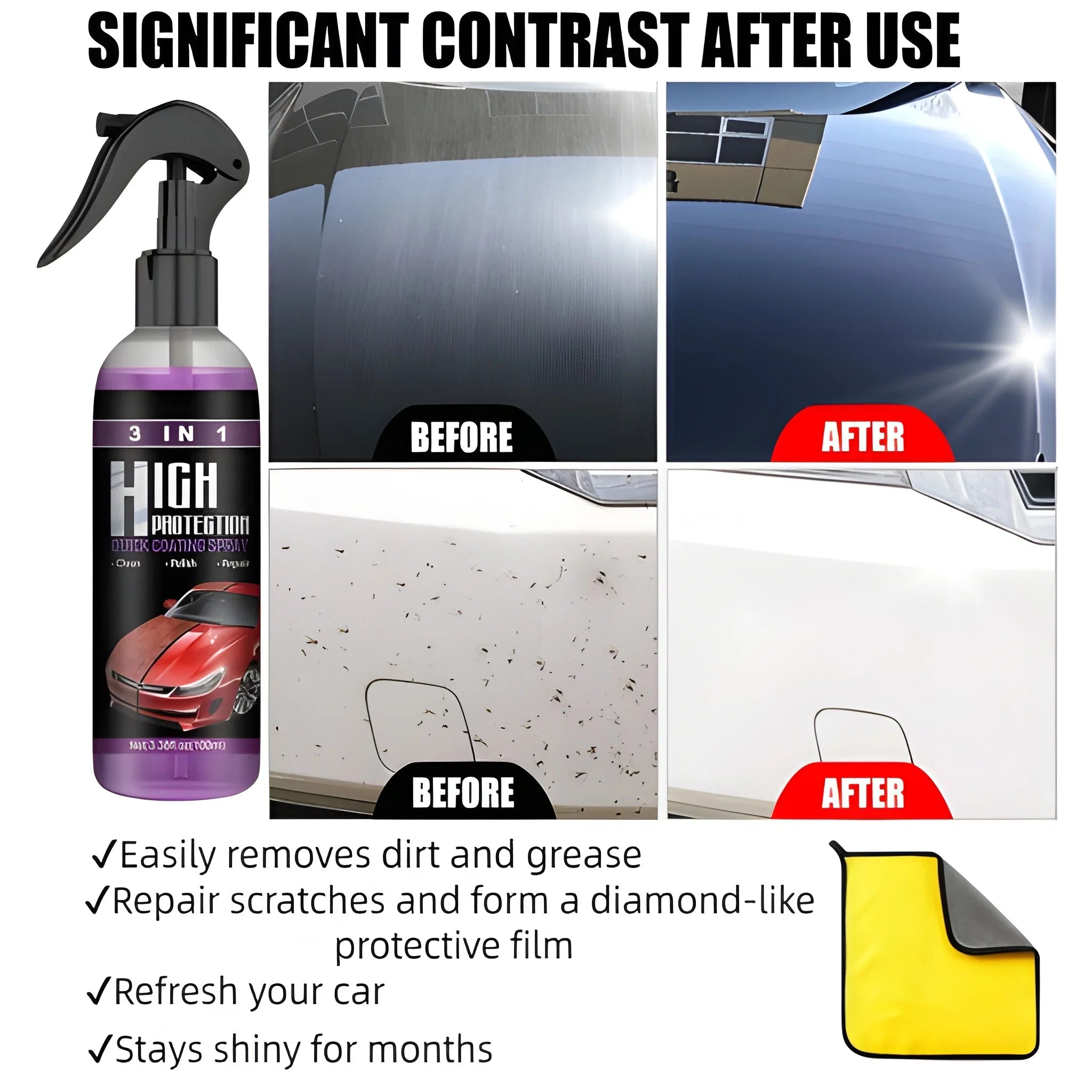 3 in 1 Ceramic Coating Spray