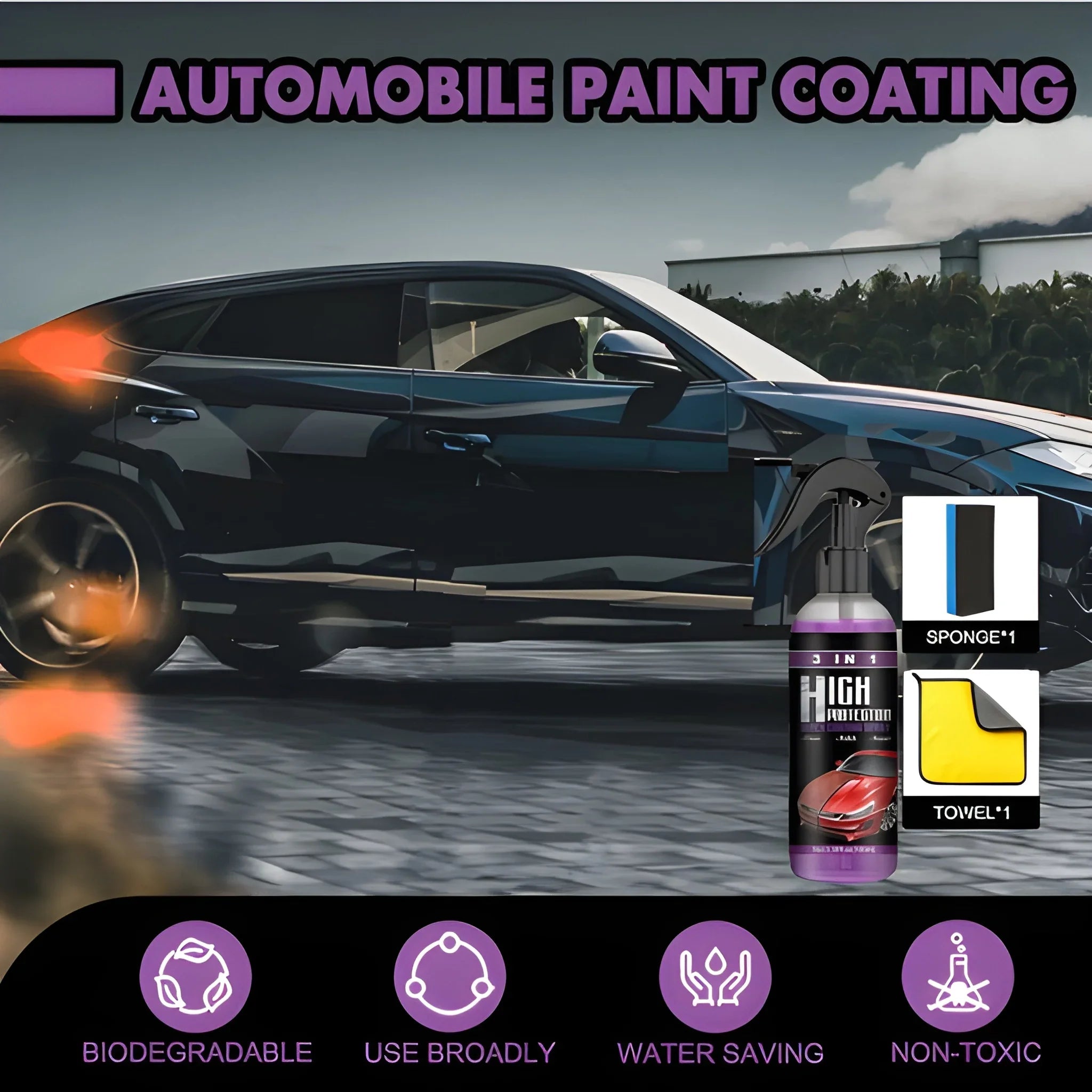 3 in 1 Ceramic Coating Spray